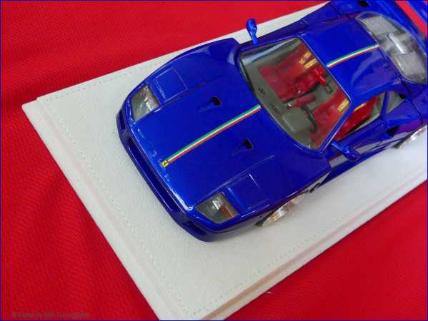 1:18 Ferrari F40 GTO + 3tlg.BBS Alu-Felgen + BBR Vitrine = UNIKAT